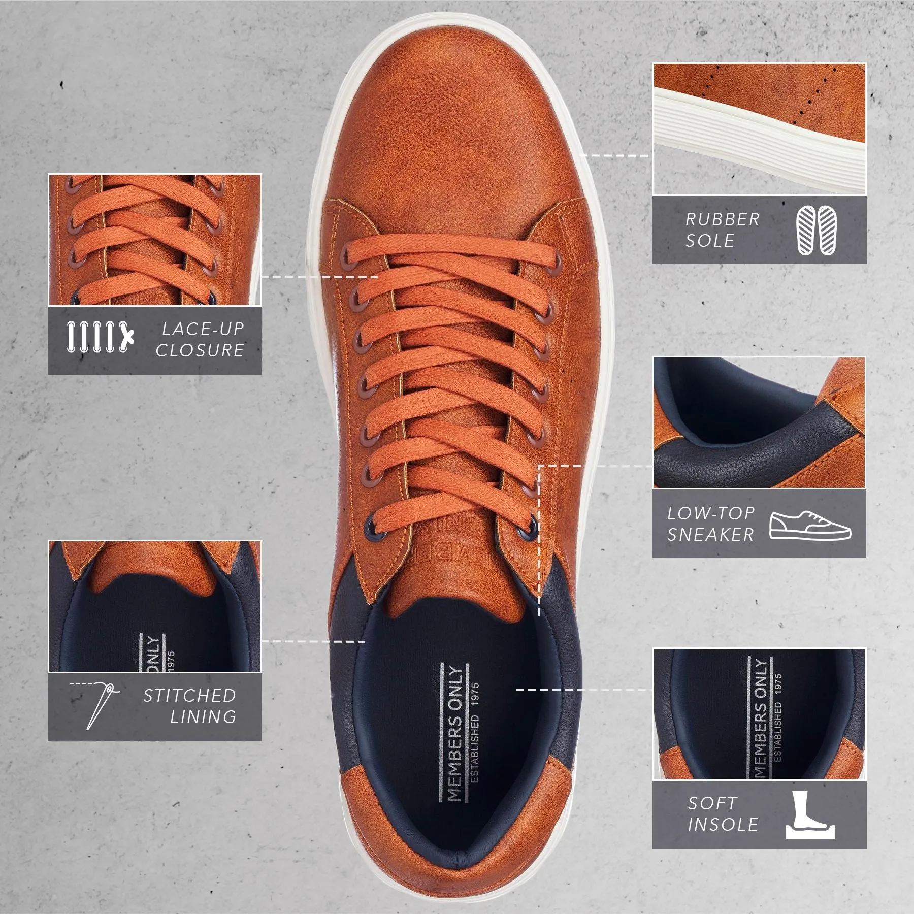 Men's Packer 2.0 Low Top Court Sneakers