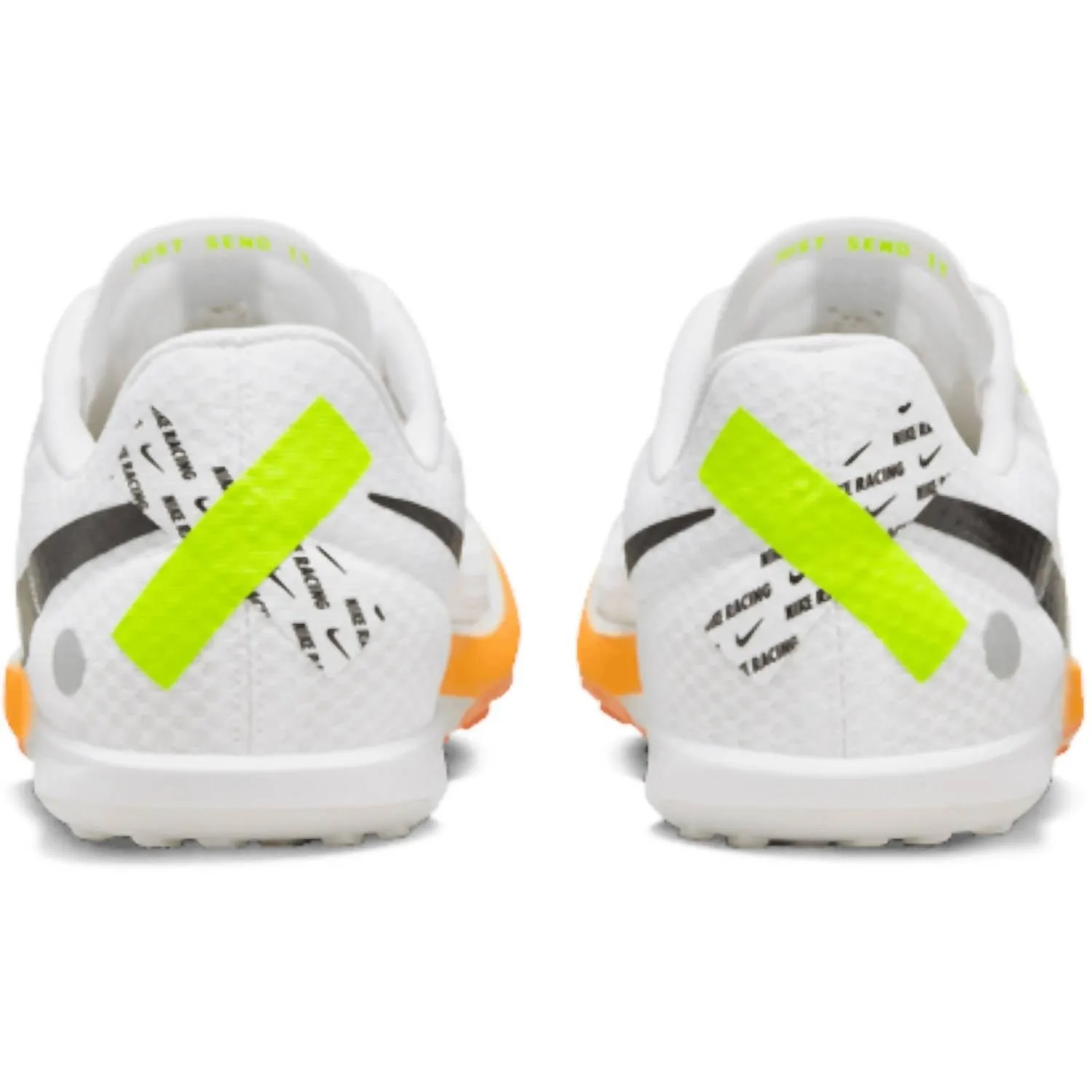 Men's Rival Xc 6 Sneaker In White/black-Total Orange