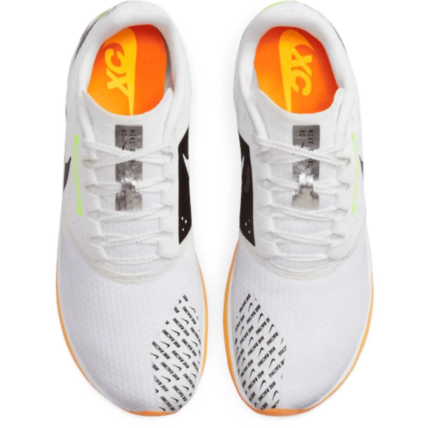 Men's Rival Xc 6 Sneaker In White/black-Total Orange