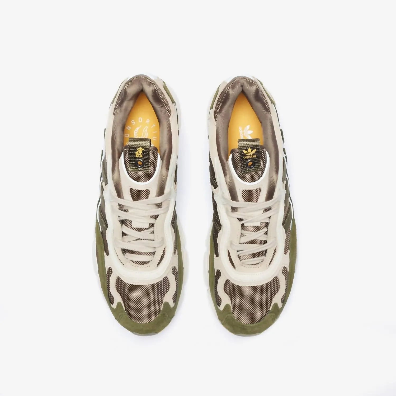 Men's Saint Alfred Temper Run Shoes In White/brown