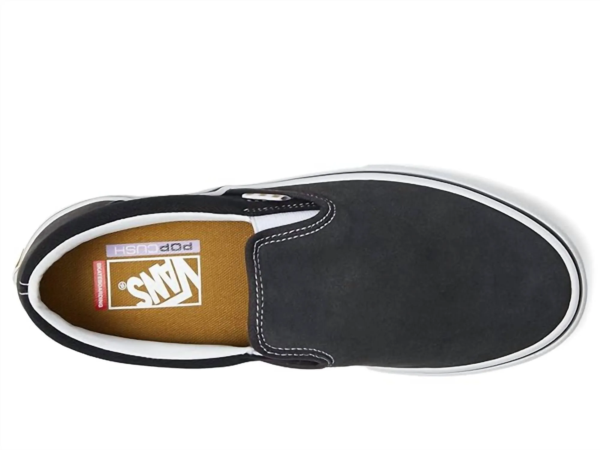 Men's Skate Slip-On Sneakers In Black