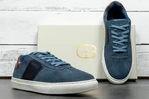 Men's The Jolt Sneaker In Navy/brown