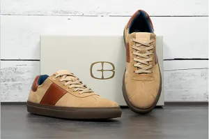 Men's The Jolt Sneaker In Tan Suede