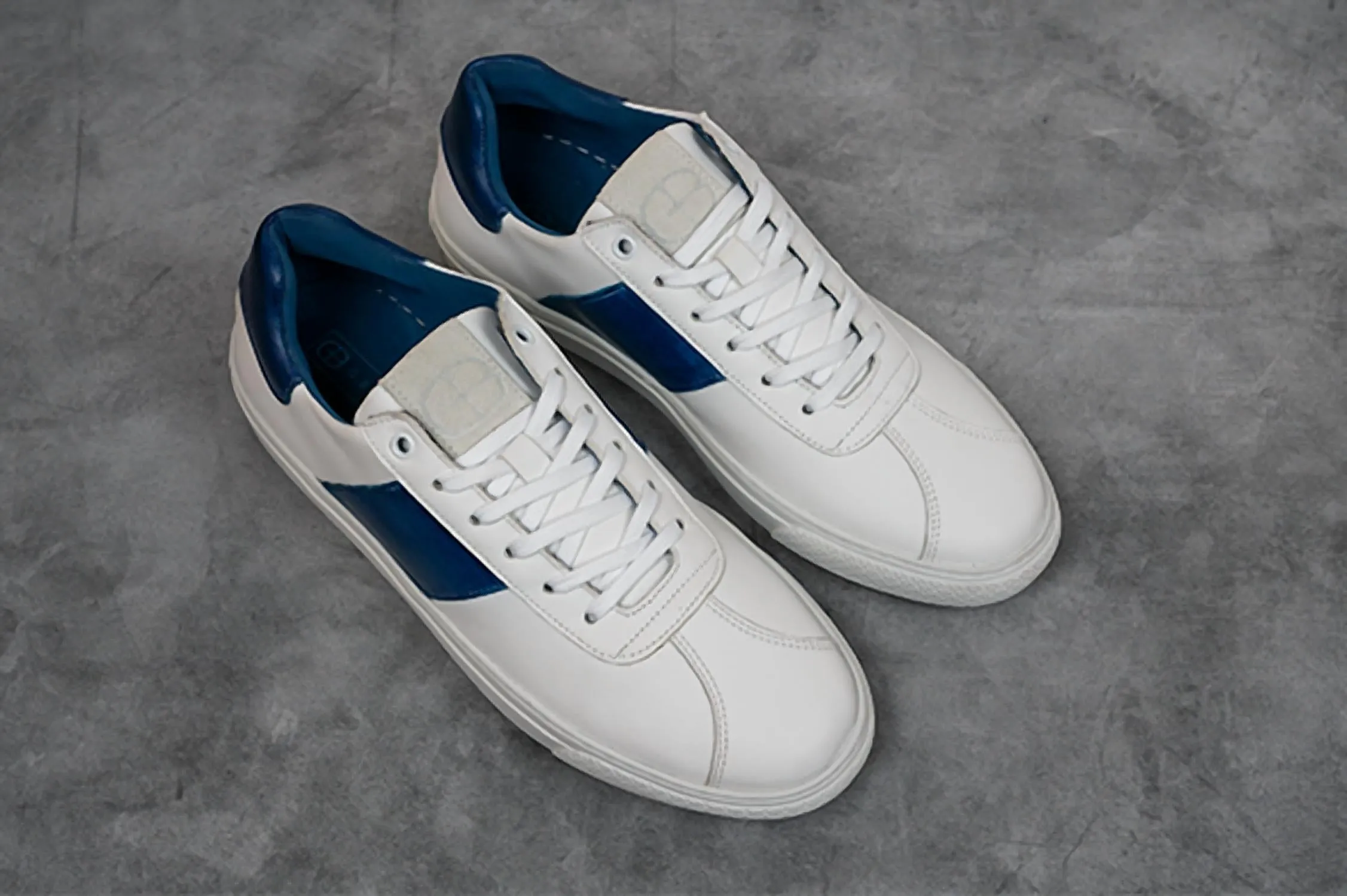 Men's The Jolt Sneaker In White/royal