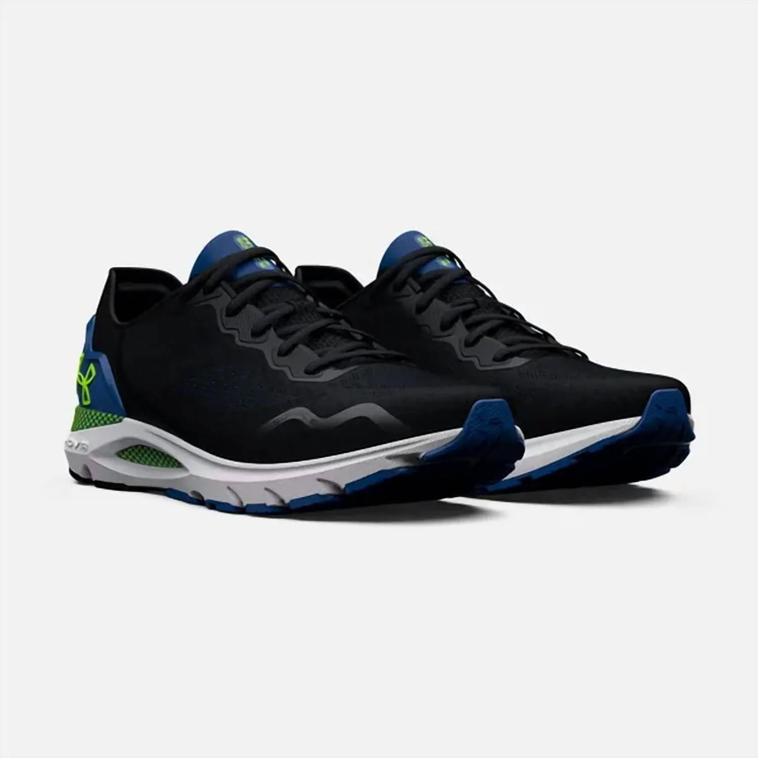 Men's Ua Hovr Sonic 6 Running Shoe In Black/blue