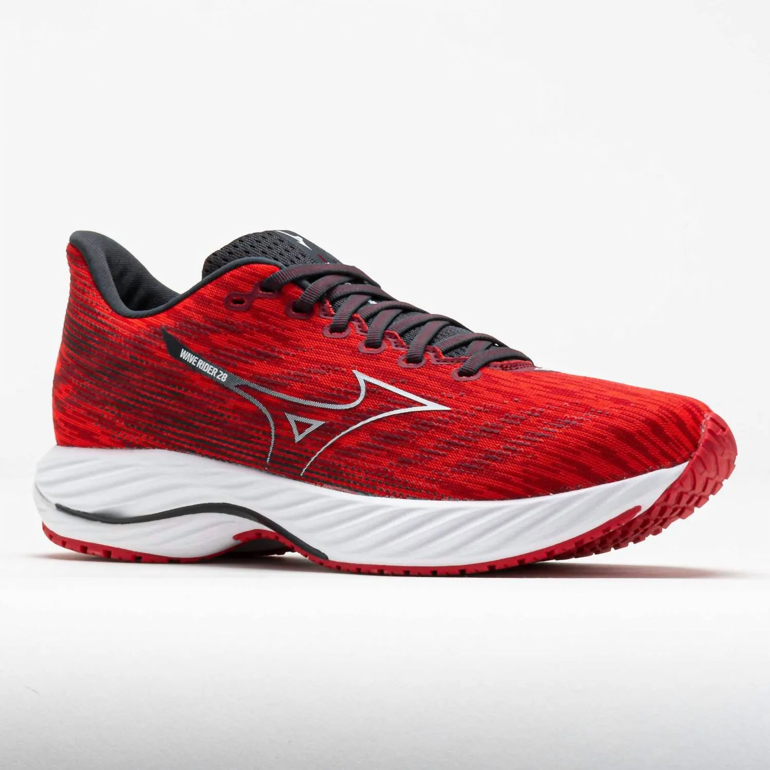 Men's Wave Rider 28 Sneakers In High Risk Red/white