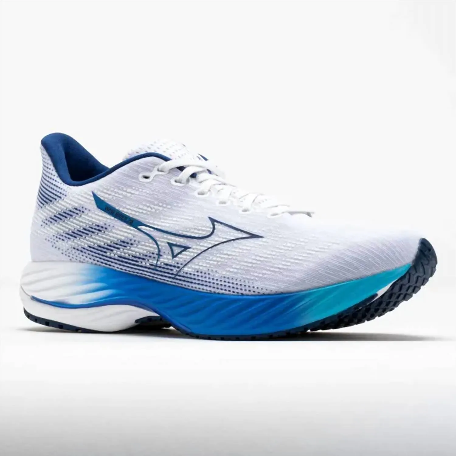 Men's Wave Rider 28 Sneakers In White/estate Blue