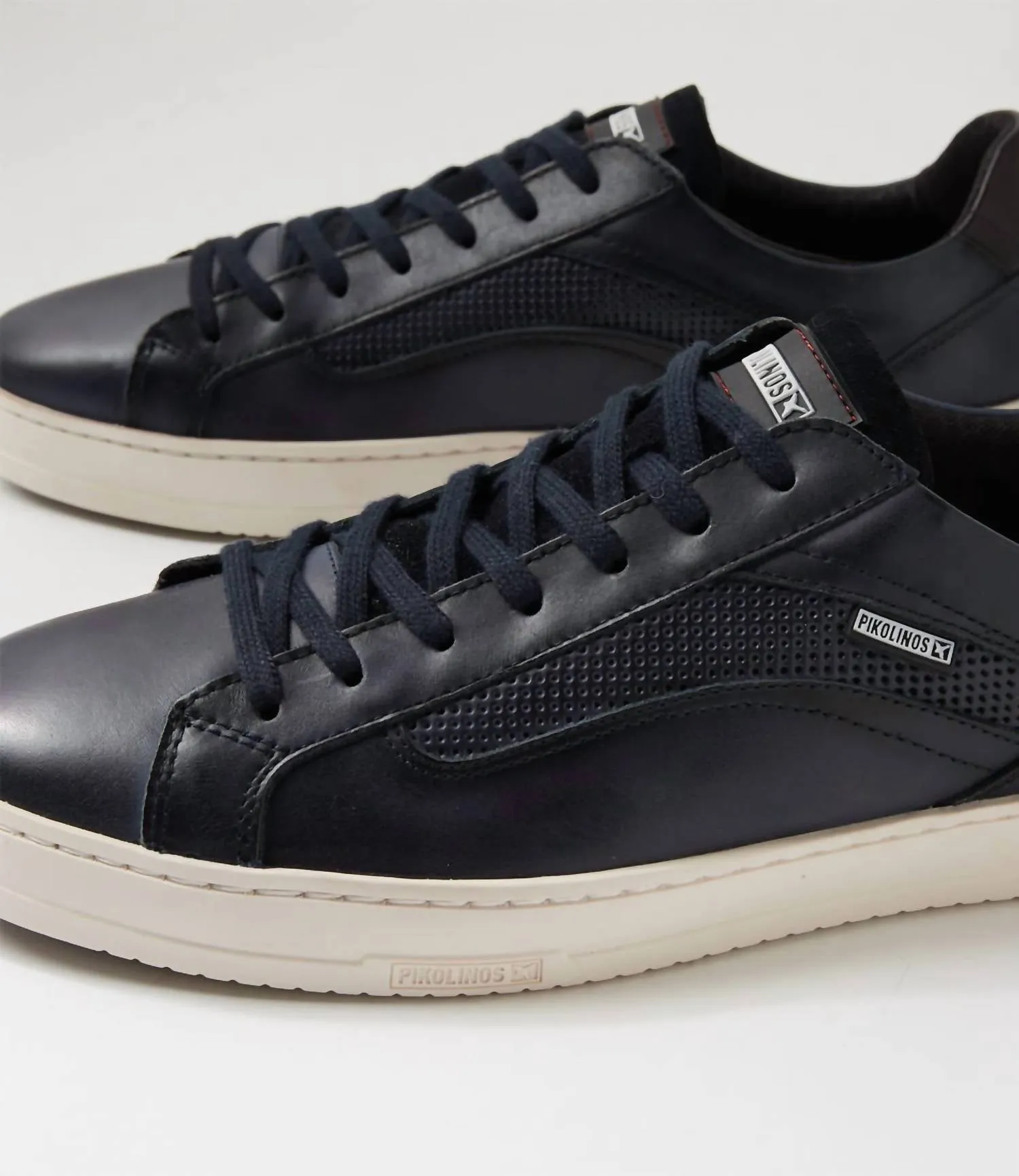 Men's Xativa Leather Sneakers Shoe In Blue