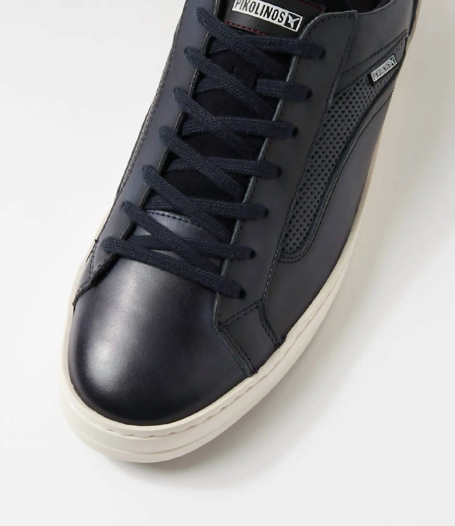Men's Xativa Leather Sneakers Shoe In Blue