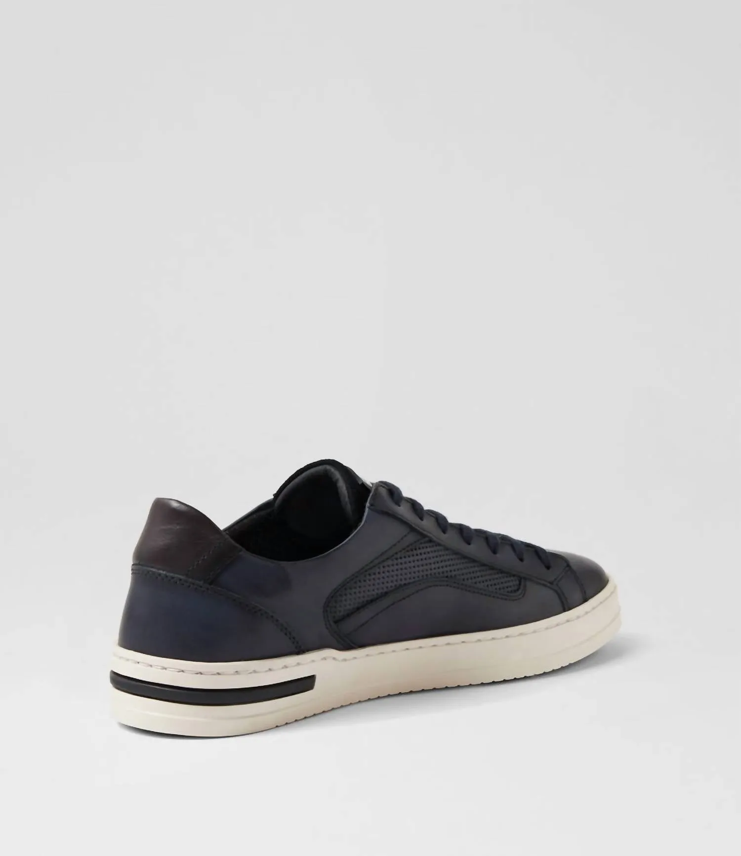 Men's Xativa Leather Sneakers Shoe In Blue