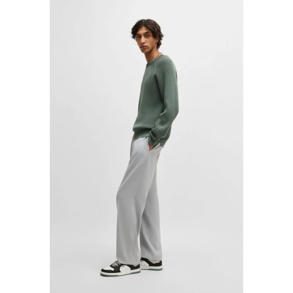Mixed-material trainers with ripstop and faux suede