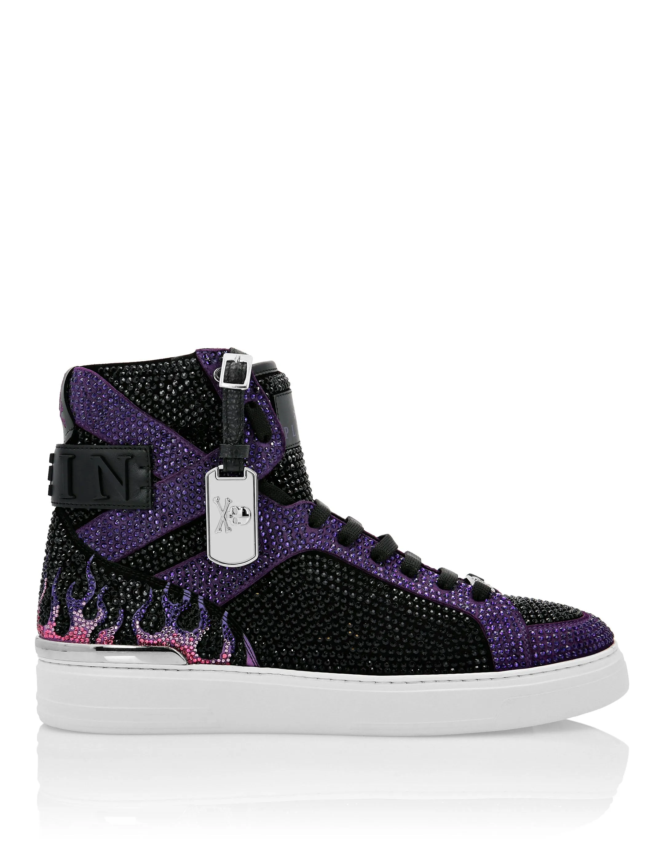 MONEY BEAST Hi-Top crystal  Flame
