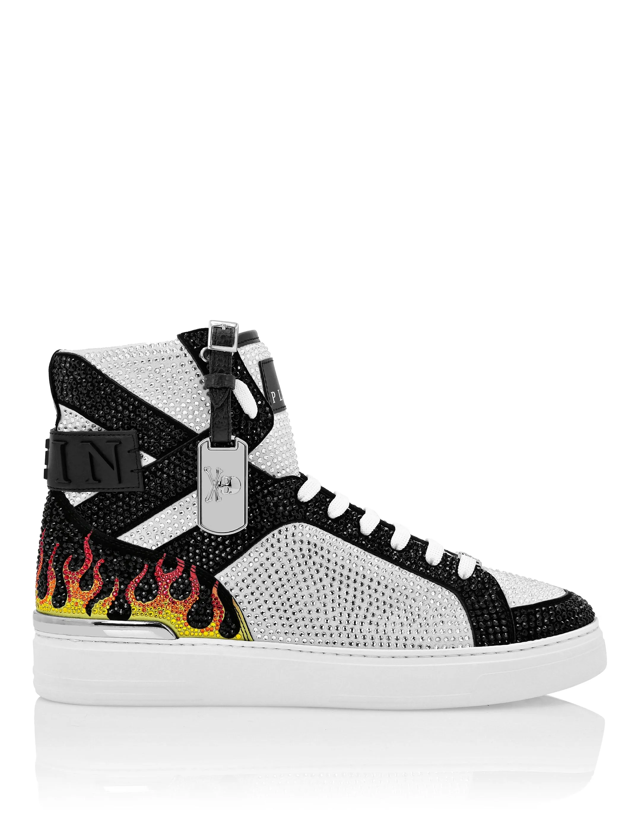 MONEY BEAST Hi-Top crystal  Flame