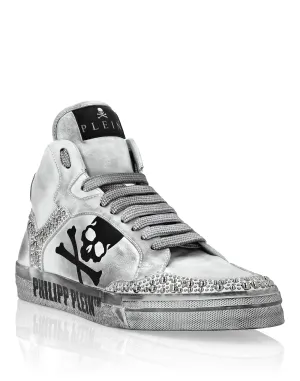 Nappa Leather Hi-Top Sneakers Studs Retrokickz TM