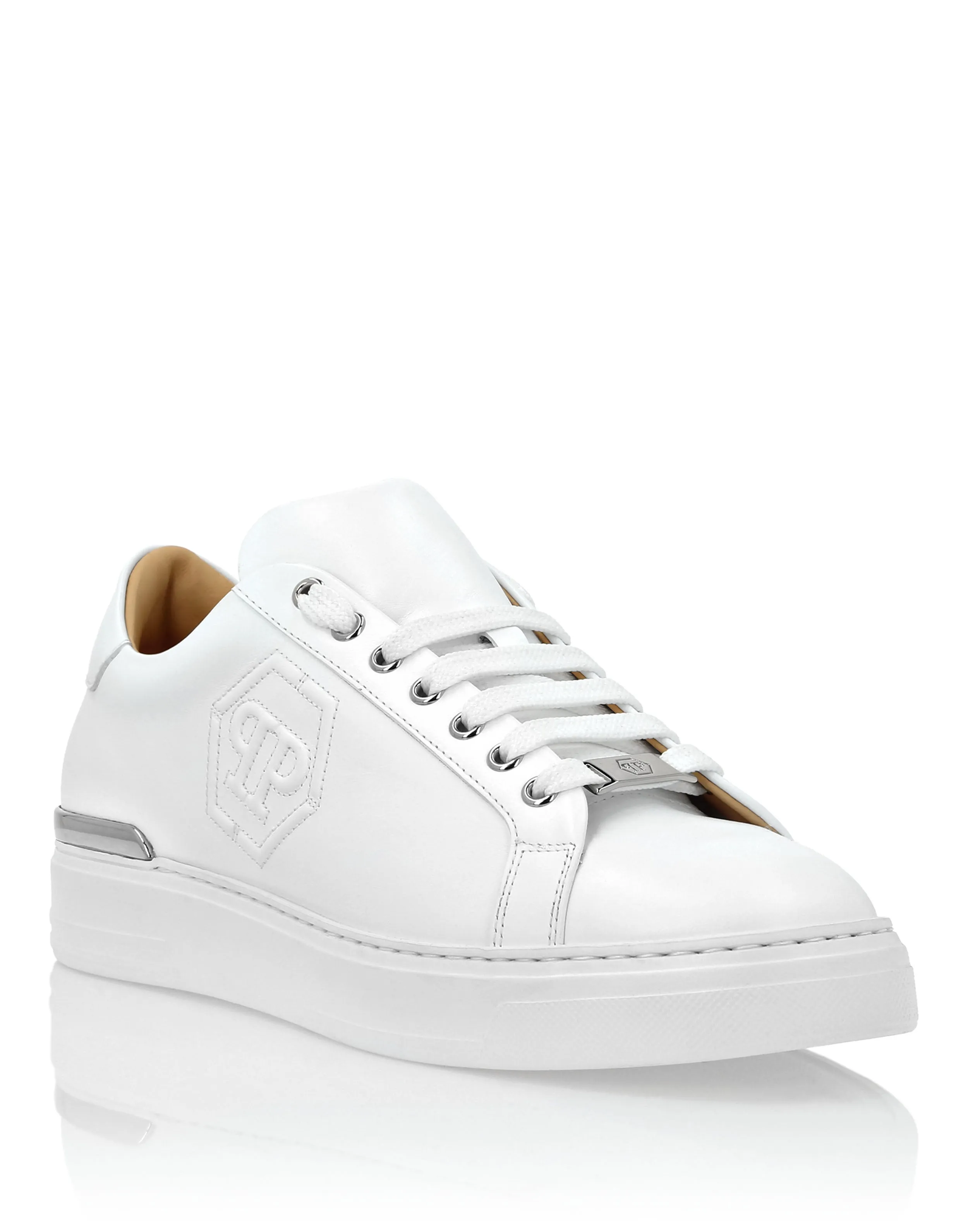 Nappa Leather Lo-Top Sneakers Hexagon