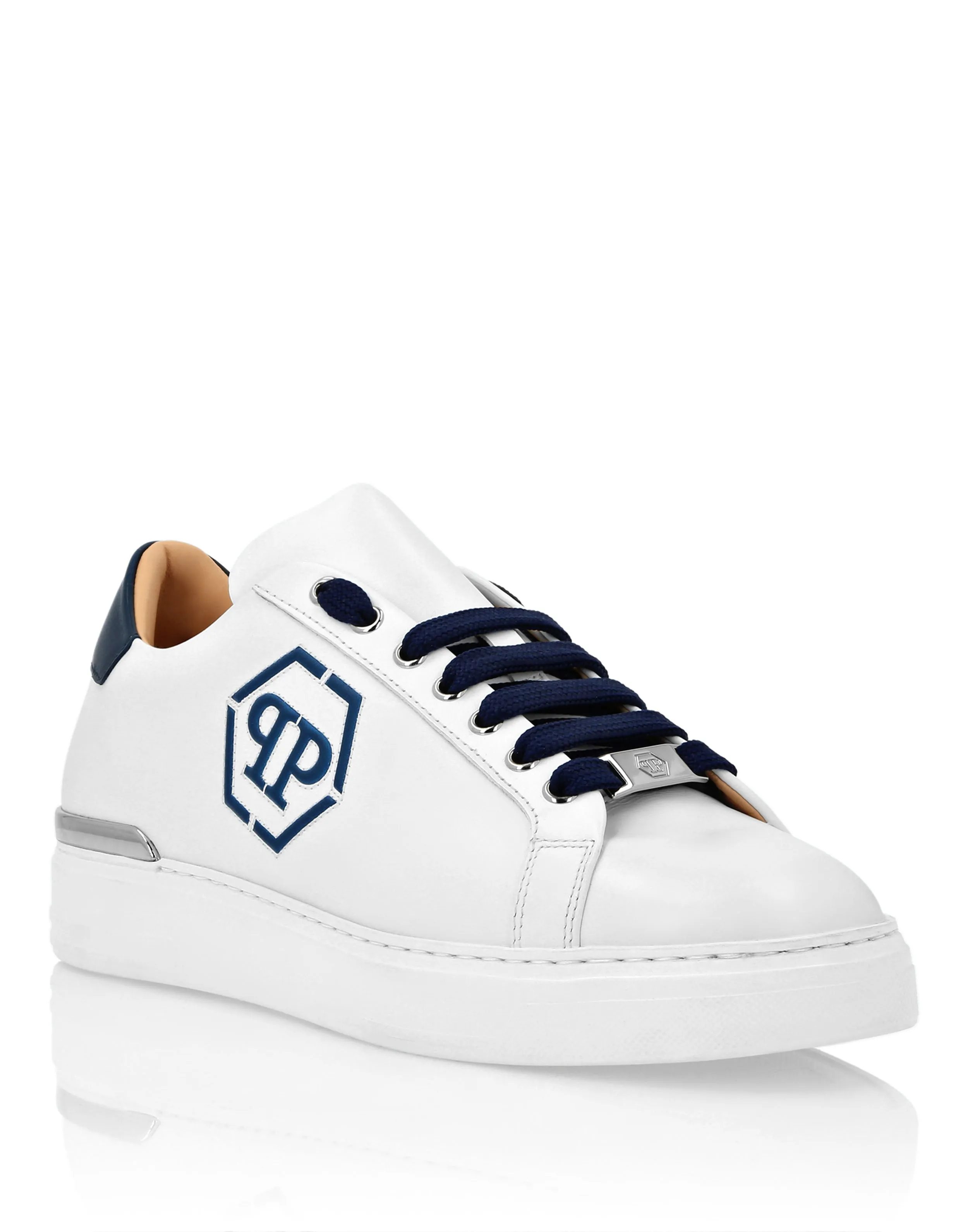 Nappa Leather Lo-Top Sneakers Hexagon