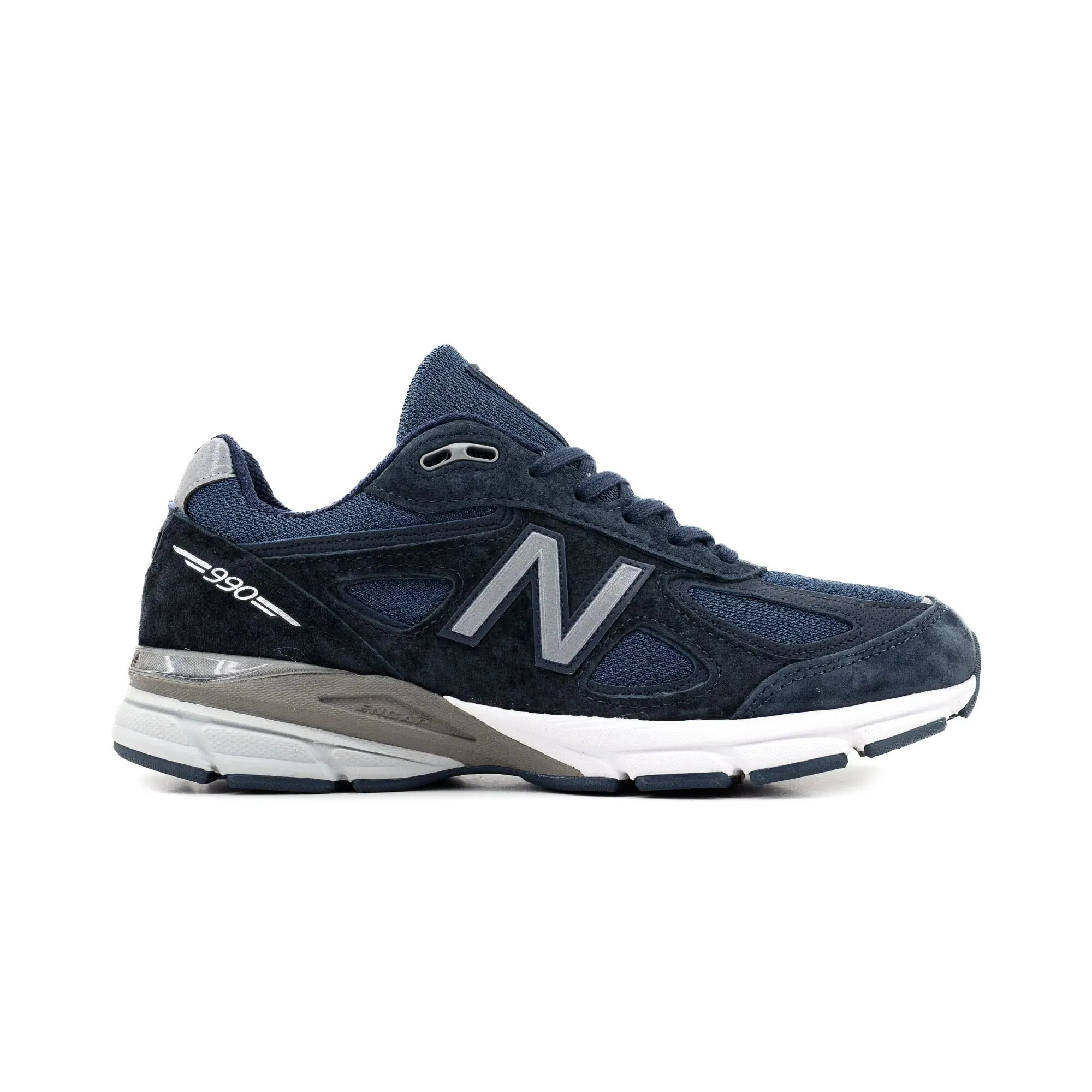 New Balance 990 V4 Navy/Silver  U990NV4 Men's