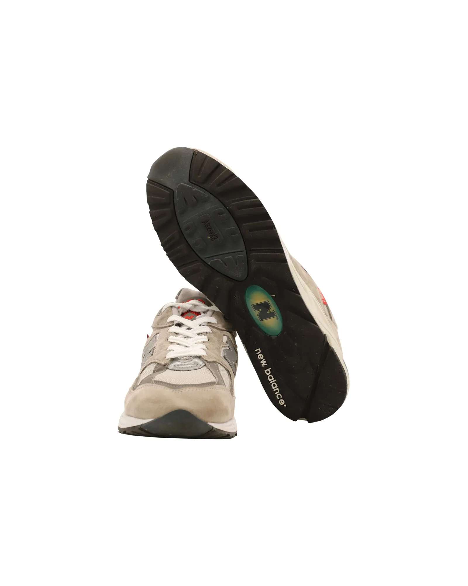 New Balance 990V2 History Pack Sneakers in Grey Suede