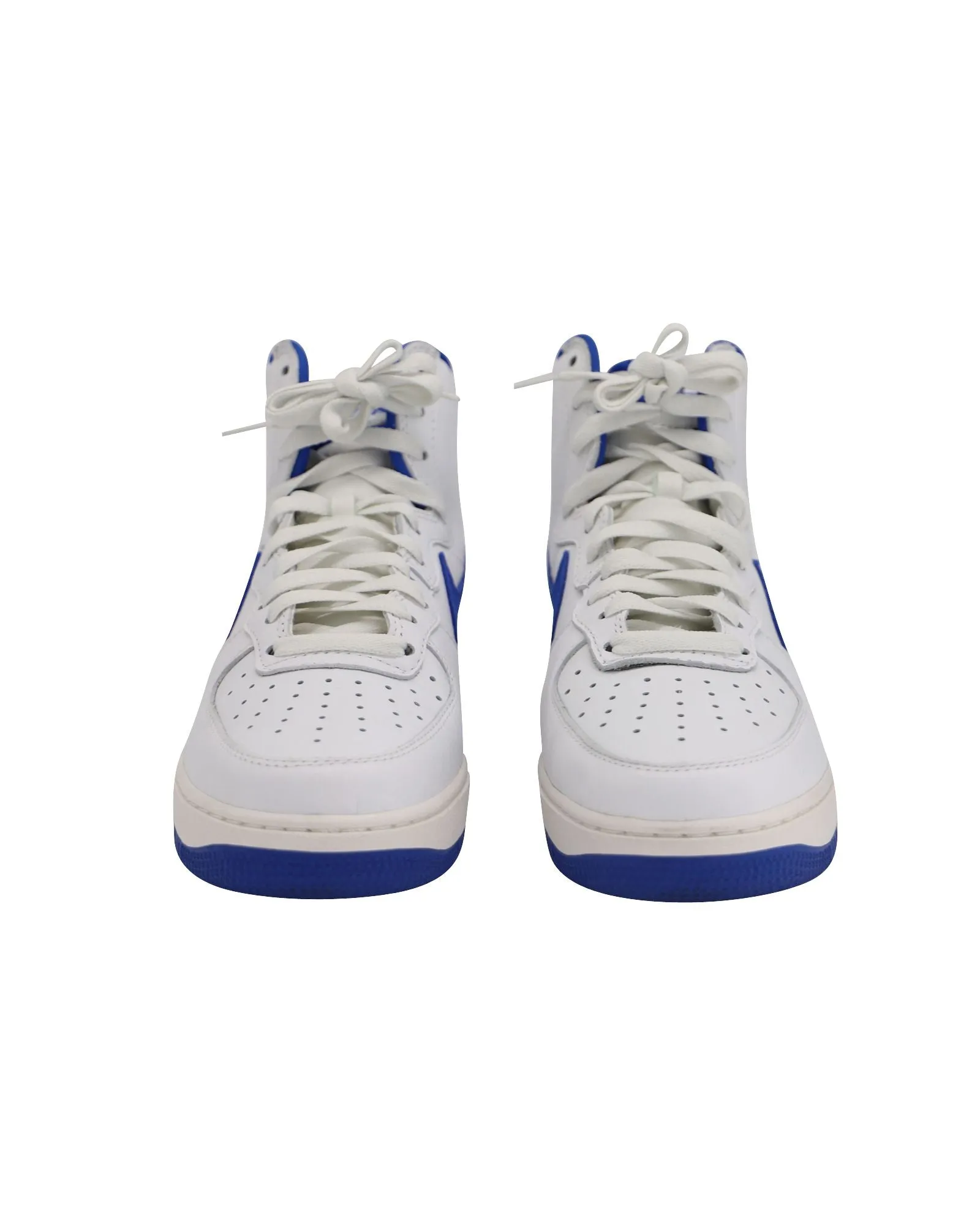 Nike Air Force 1 High Retro QS in Summit White/Game Royal Leather