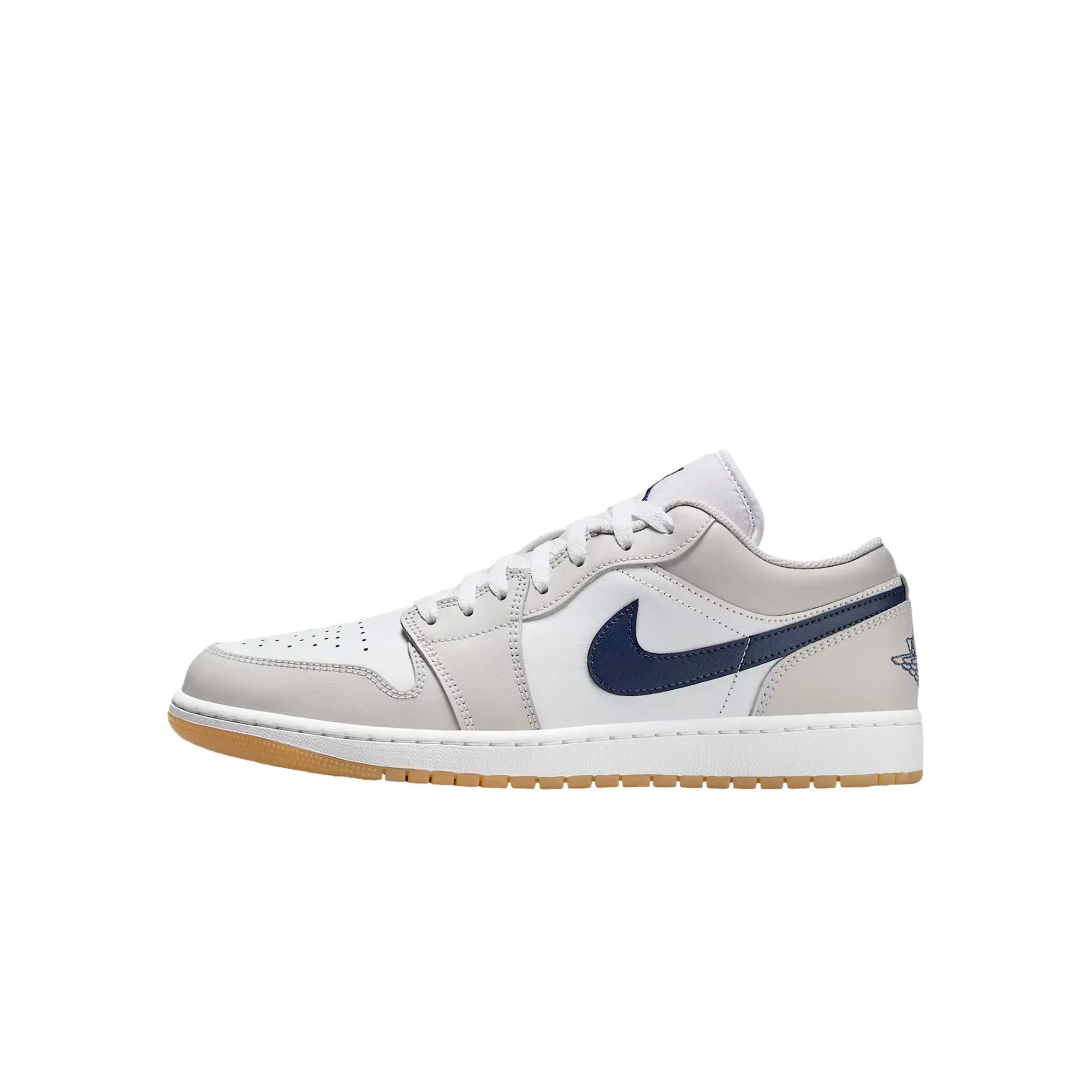 Nike Air Jordan 1 Low White / Midnight Navy  553558-146 Men's
