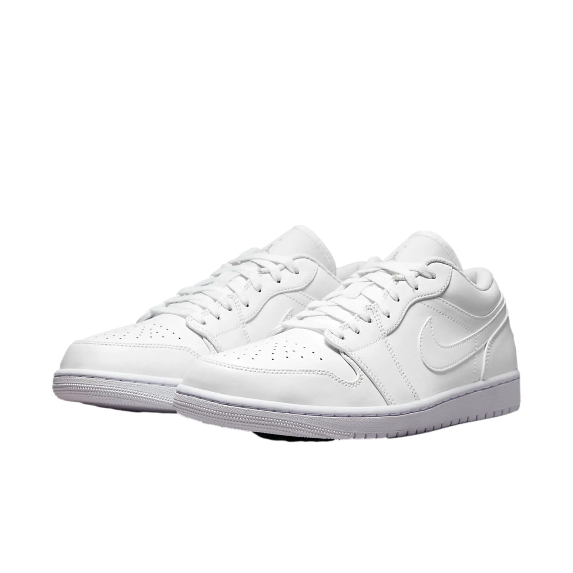 Nike Air Jordan 1 Low White/White-White  553558-136 Men's