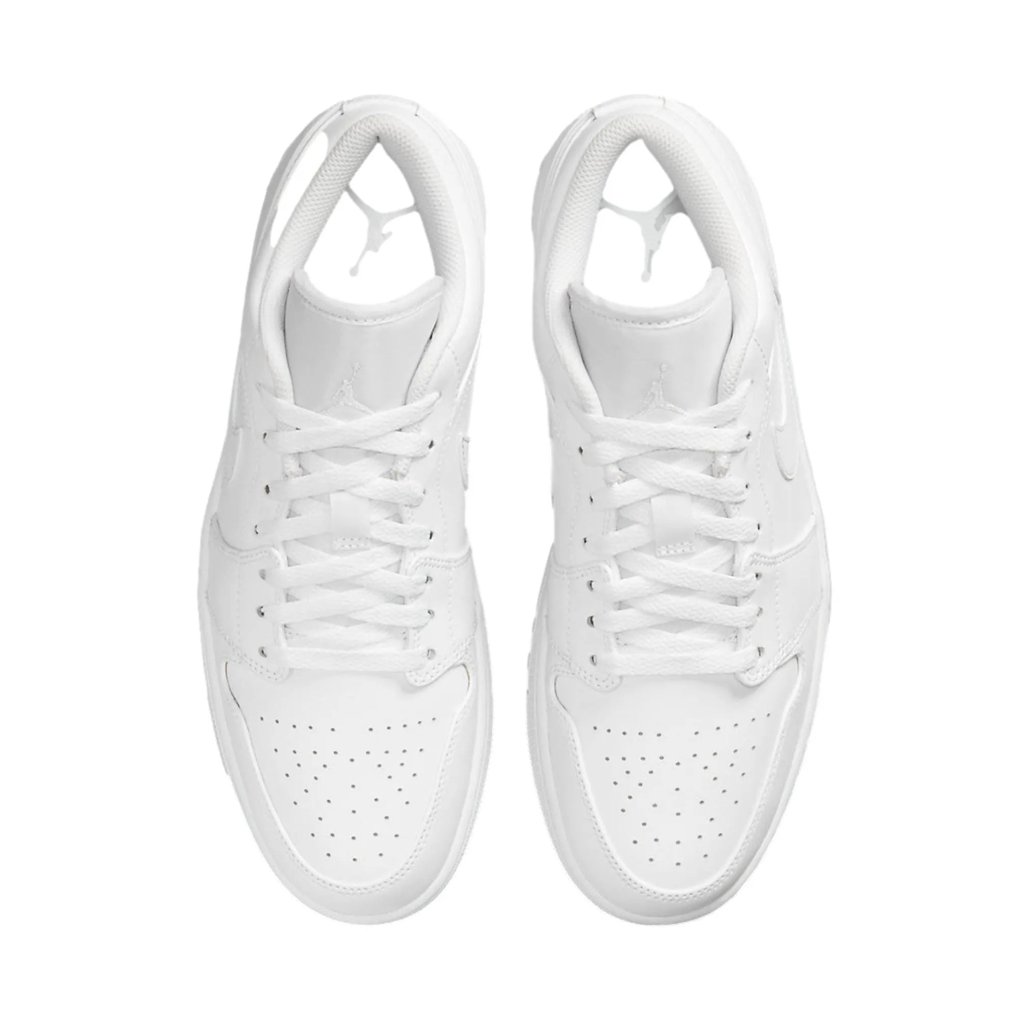 Nike Air Jordan 1 Low White/White-White  553558-136 Men's