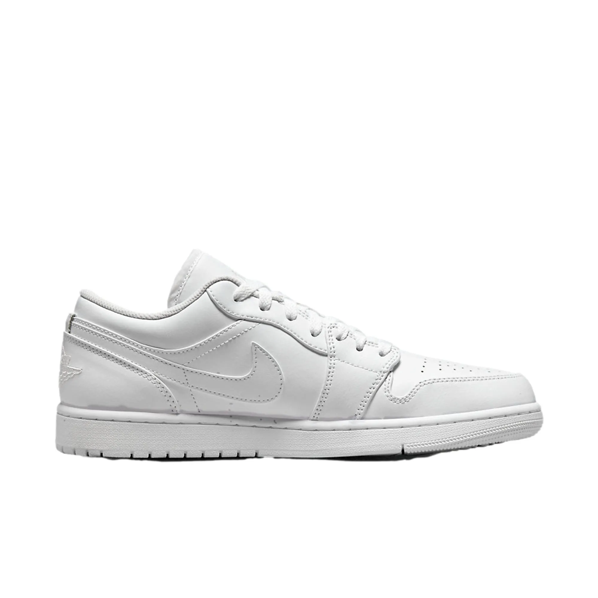 Nike Air Jordan 1 Low White/White-White  553558-136 Men's