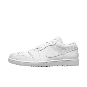 Nike Air Jordan 1 Low White/White-White  553558-136 Men's