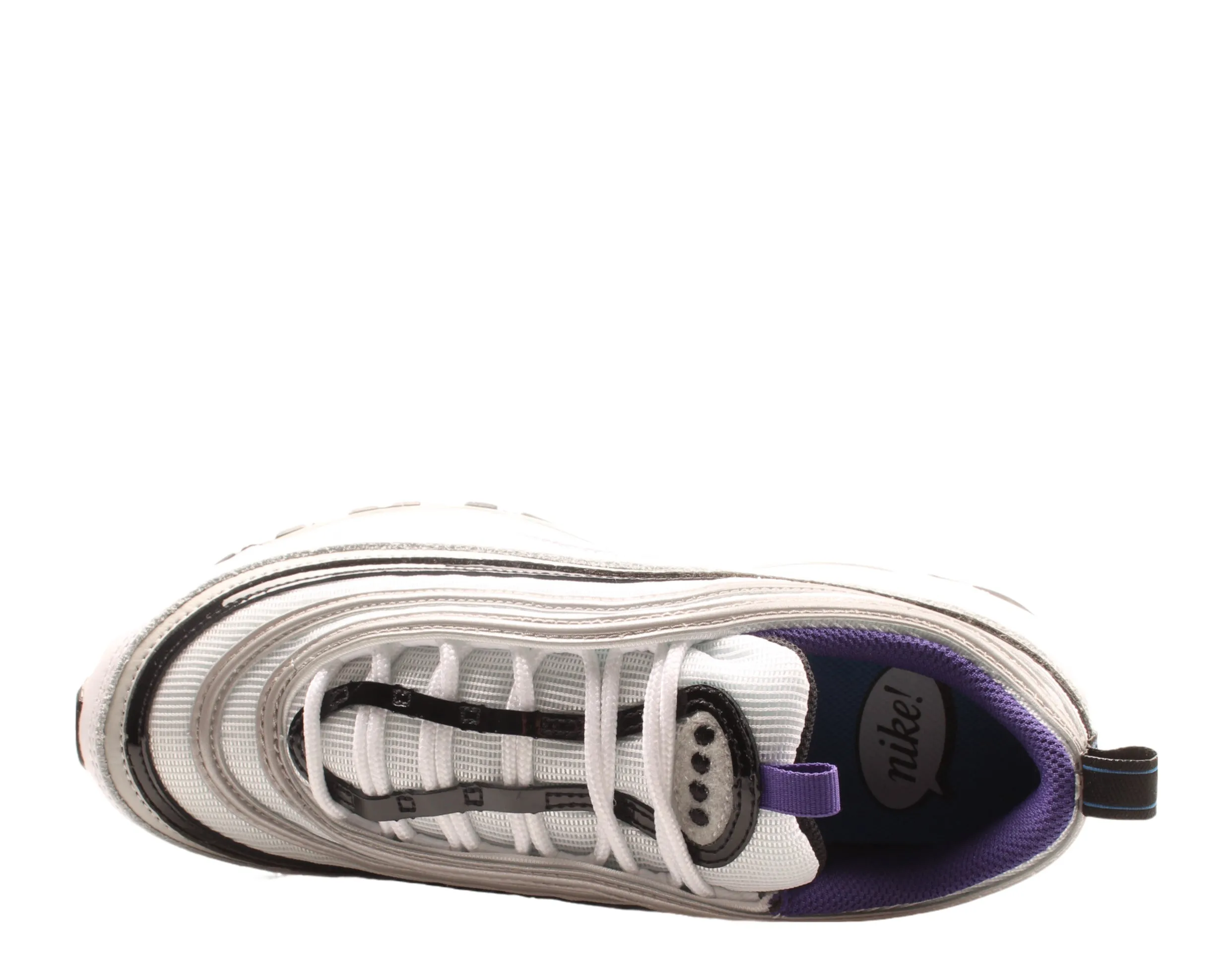 Nike Air Max 97 Airmoji White/Court Purple-Black Men's Running Shoes DD9598-100