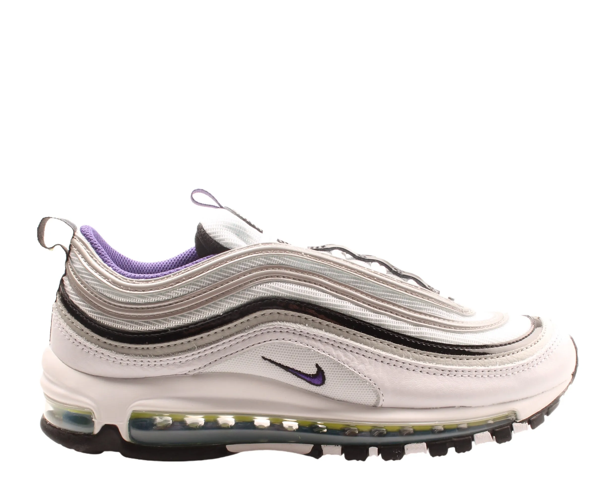 Nike Air Max 97 Airmoji White/Court Purple-Black Men's Running Shoes DD9598-100