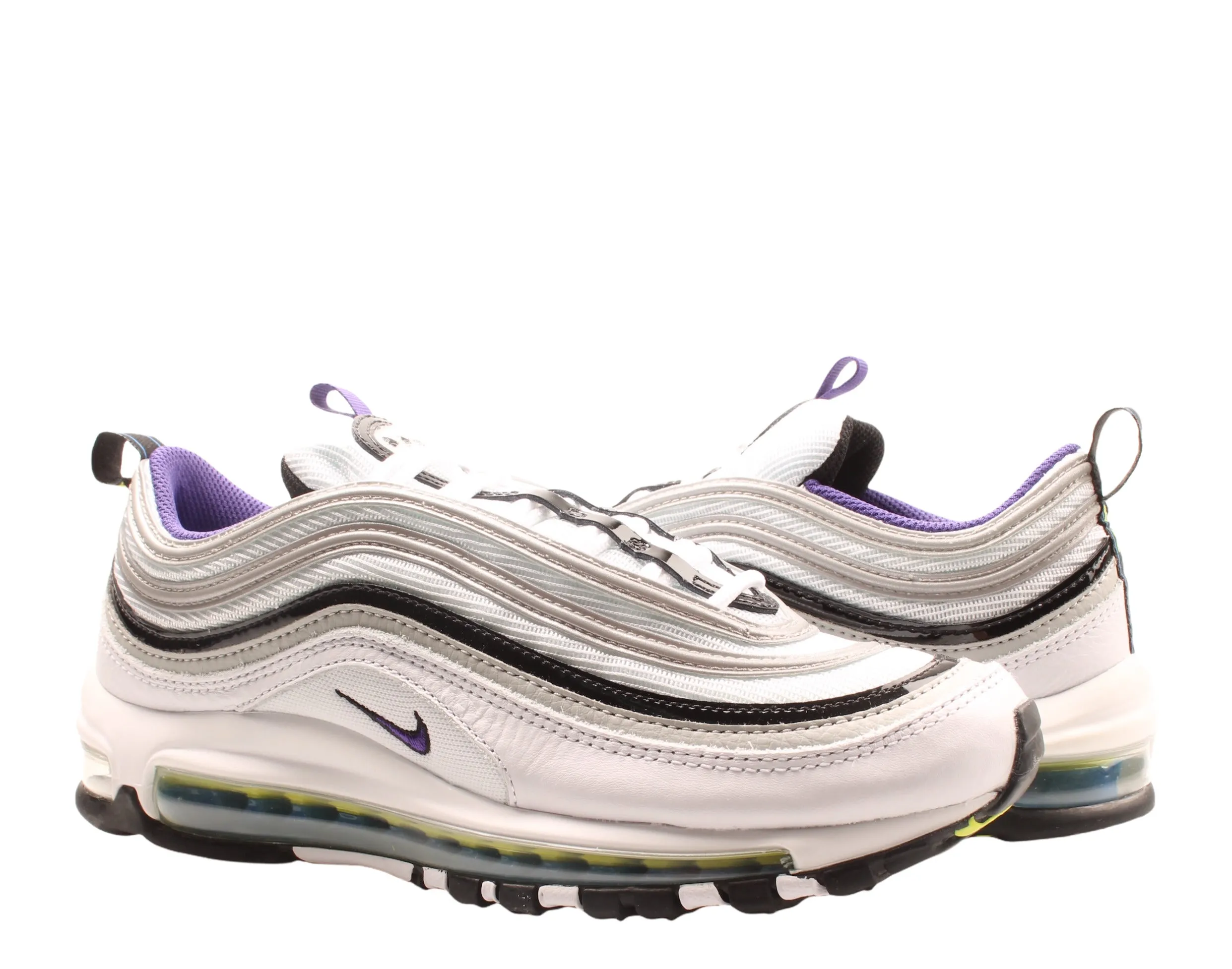 Nike Air Max 97 Airmoji White/Court Purple-Black Men's Running Shoes DD9598-100