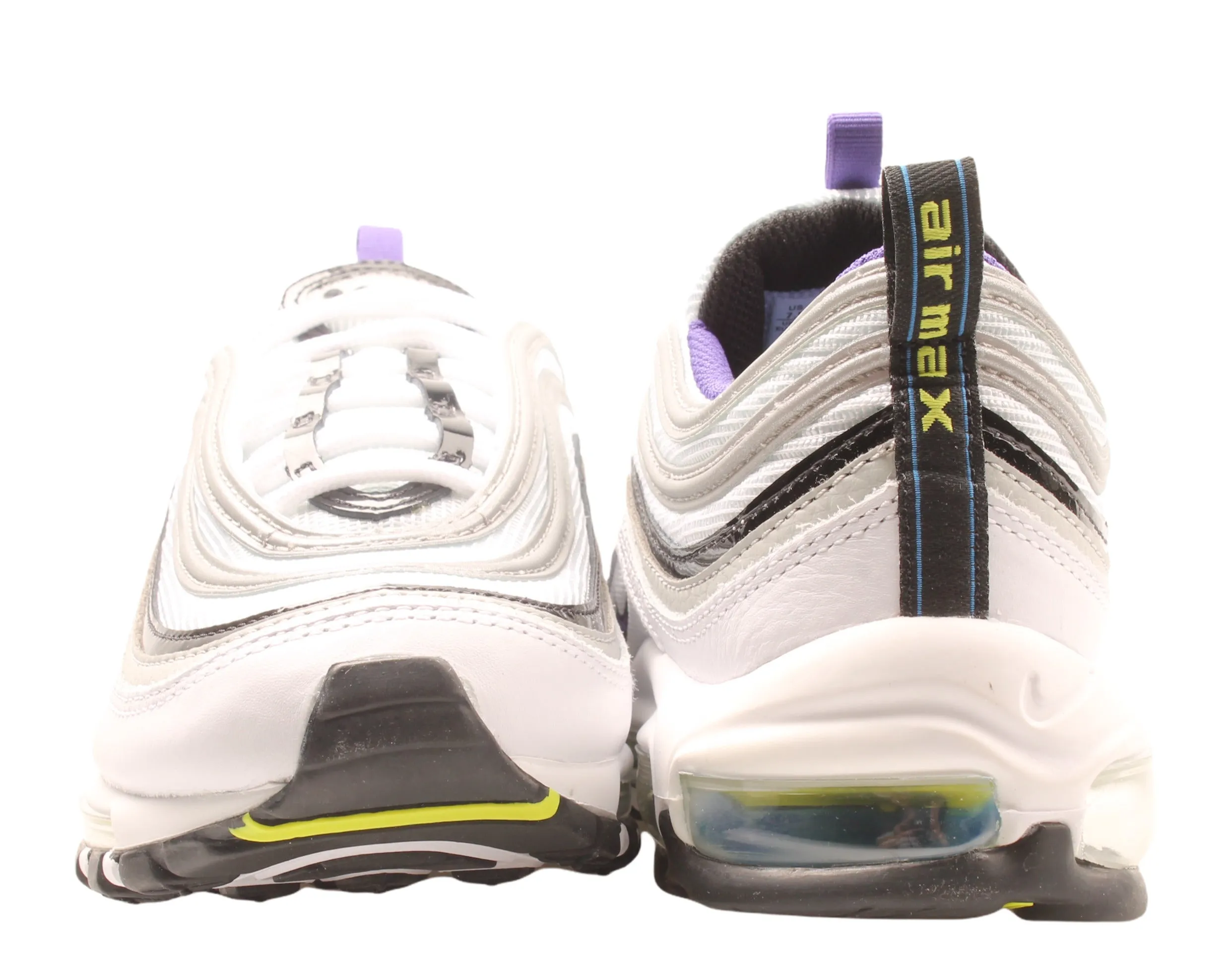 Nike Air Max 97 Airmoji White/Court Purple-Black Men's Running Shoes DD9598-100