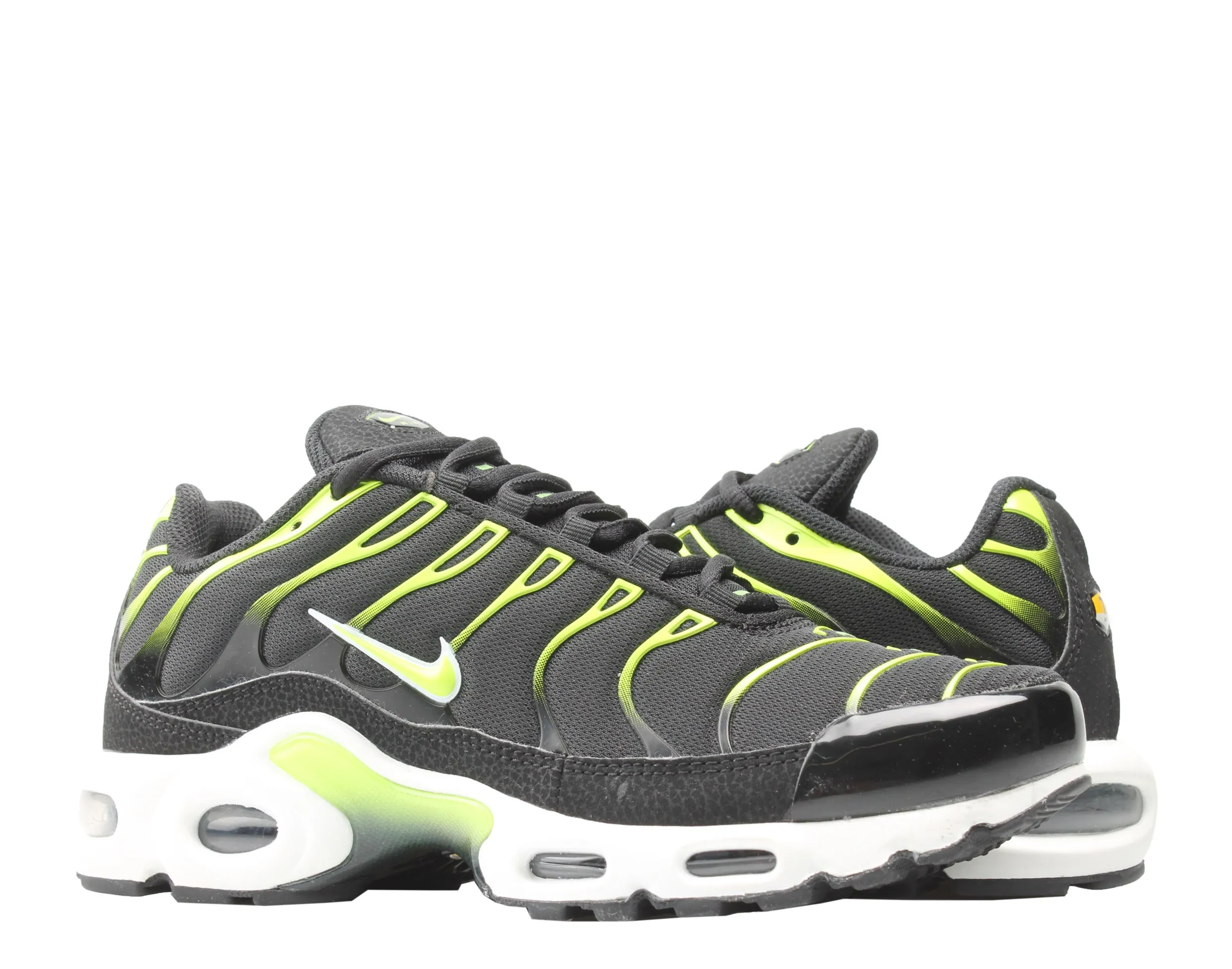Nike Air Max Plus Black/Volt-White-Platnium Tint Men's Running Shoes 852630-037