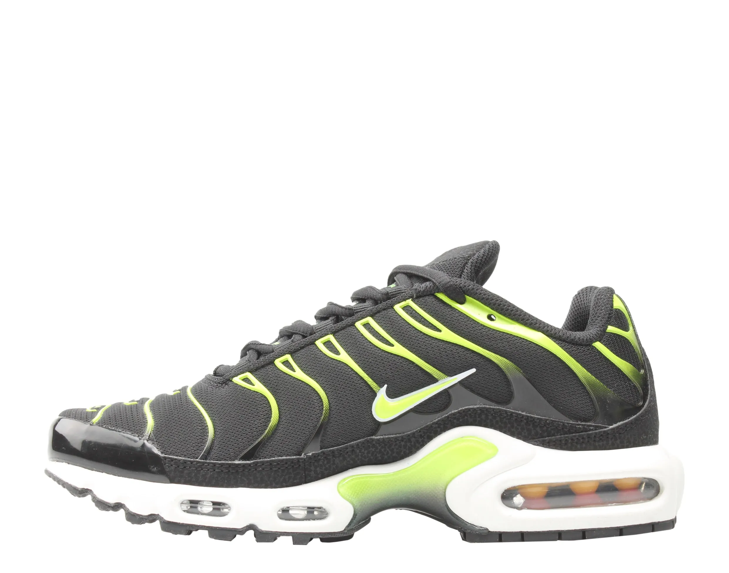 Nike Air Max Plus Black/Volt-White-Platnium Tint Men's Running Shoes 852630-037