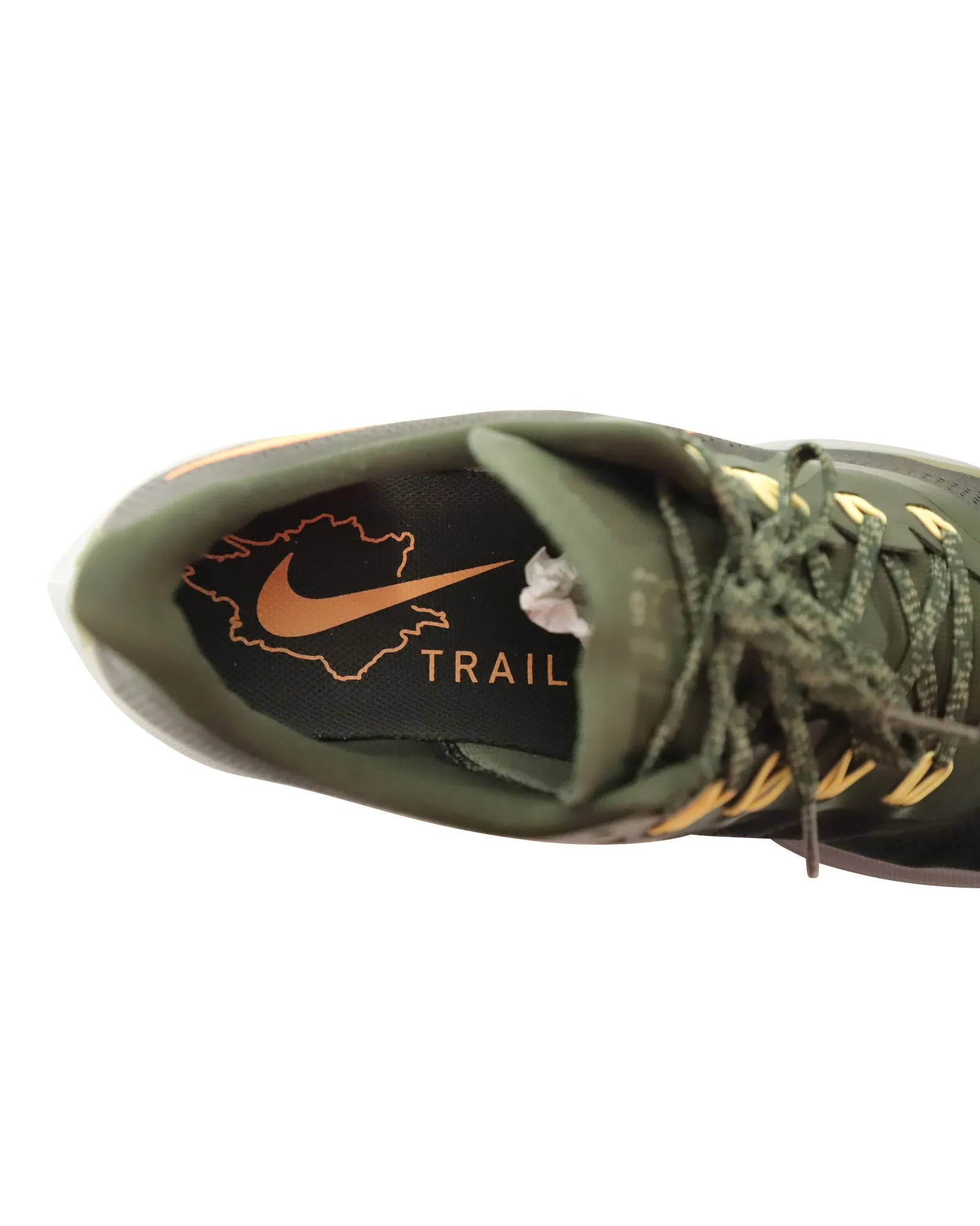 Nike Air Zoom Pegasus 36 Trail Sneaker in Sequioa Mesh and Rubber