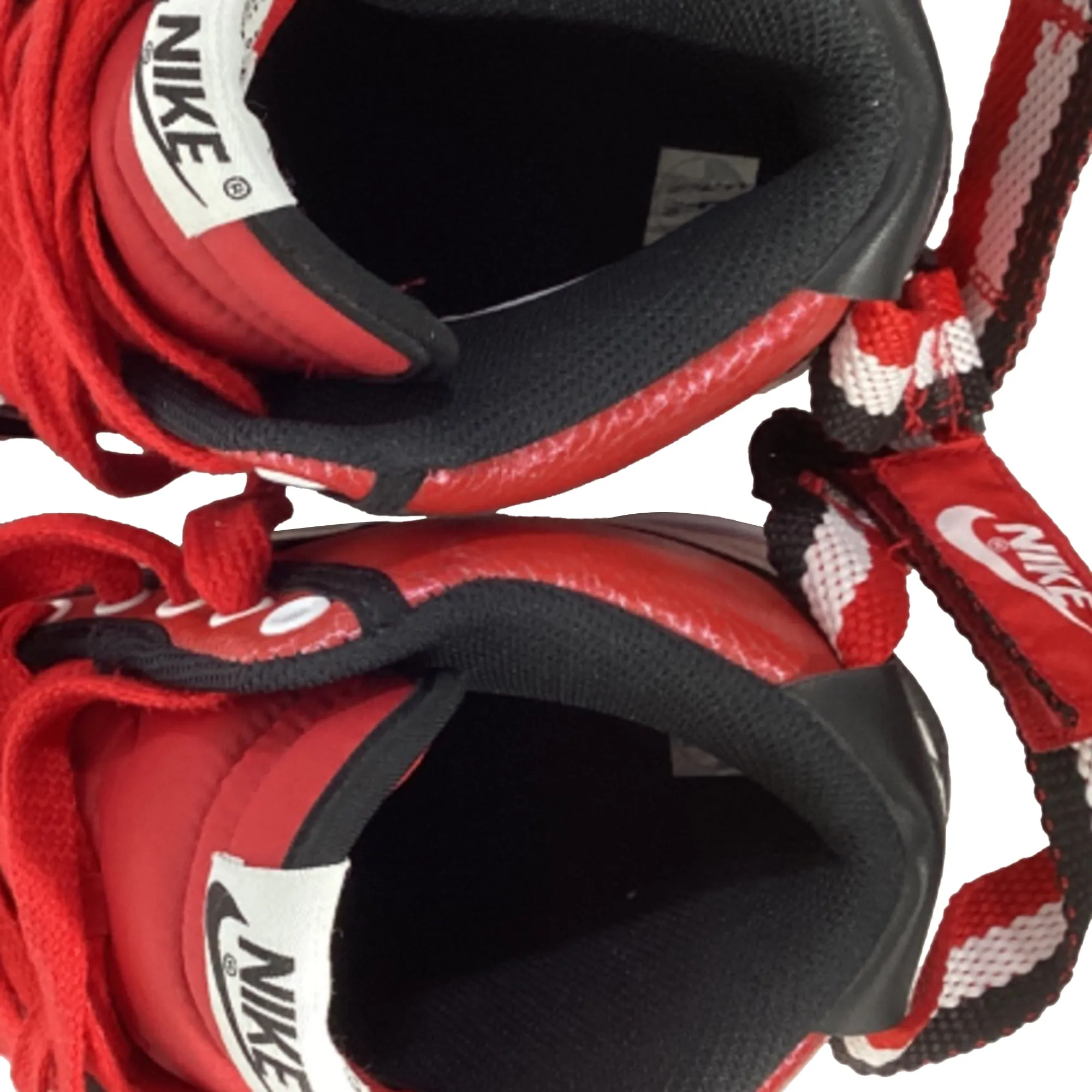 Nike Vandal High DS Sneakers in Red Leather