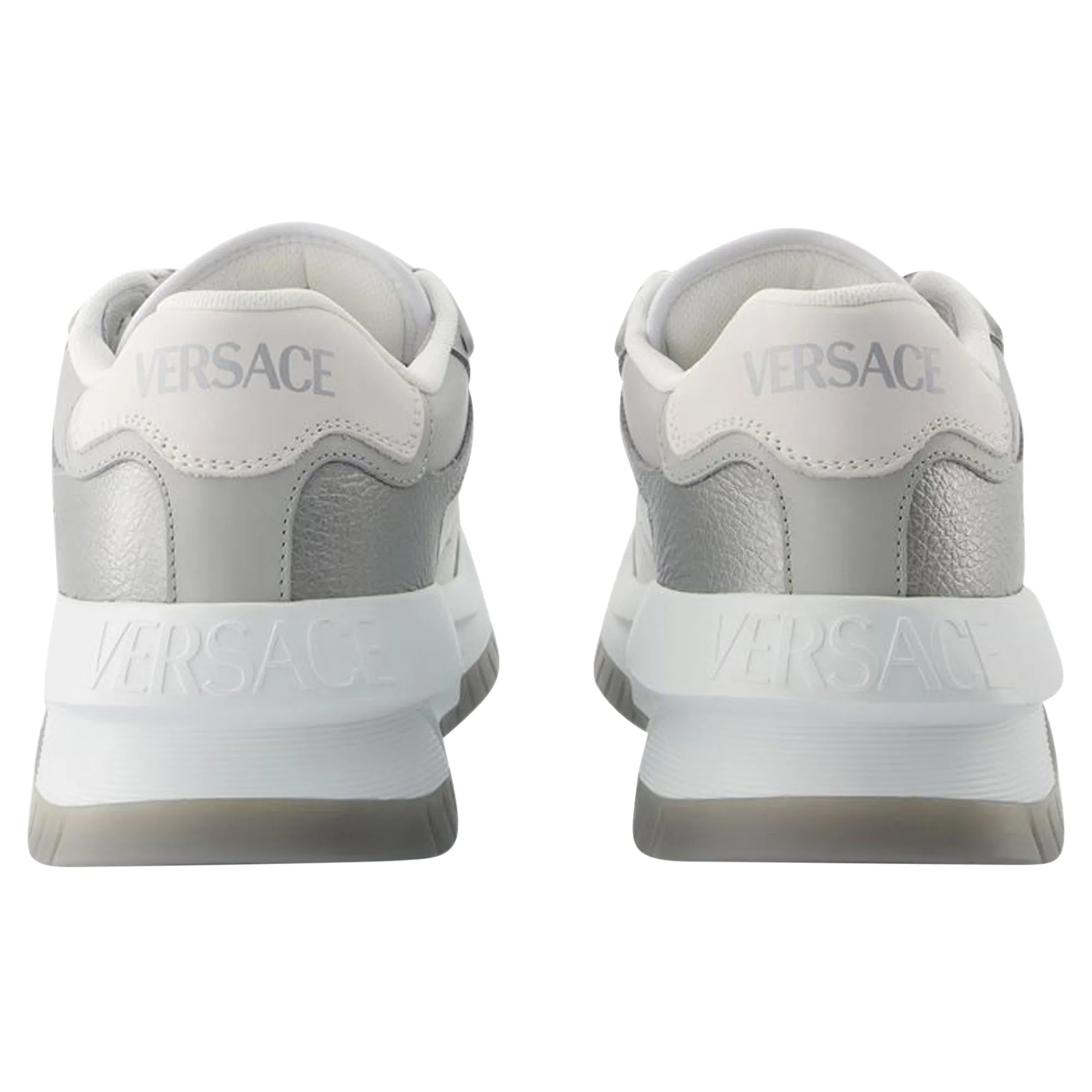 Odissea Sneakers - Versace - Leather - Grey/Black