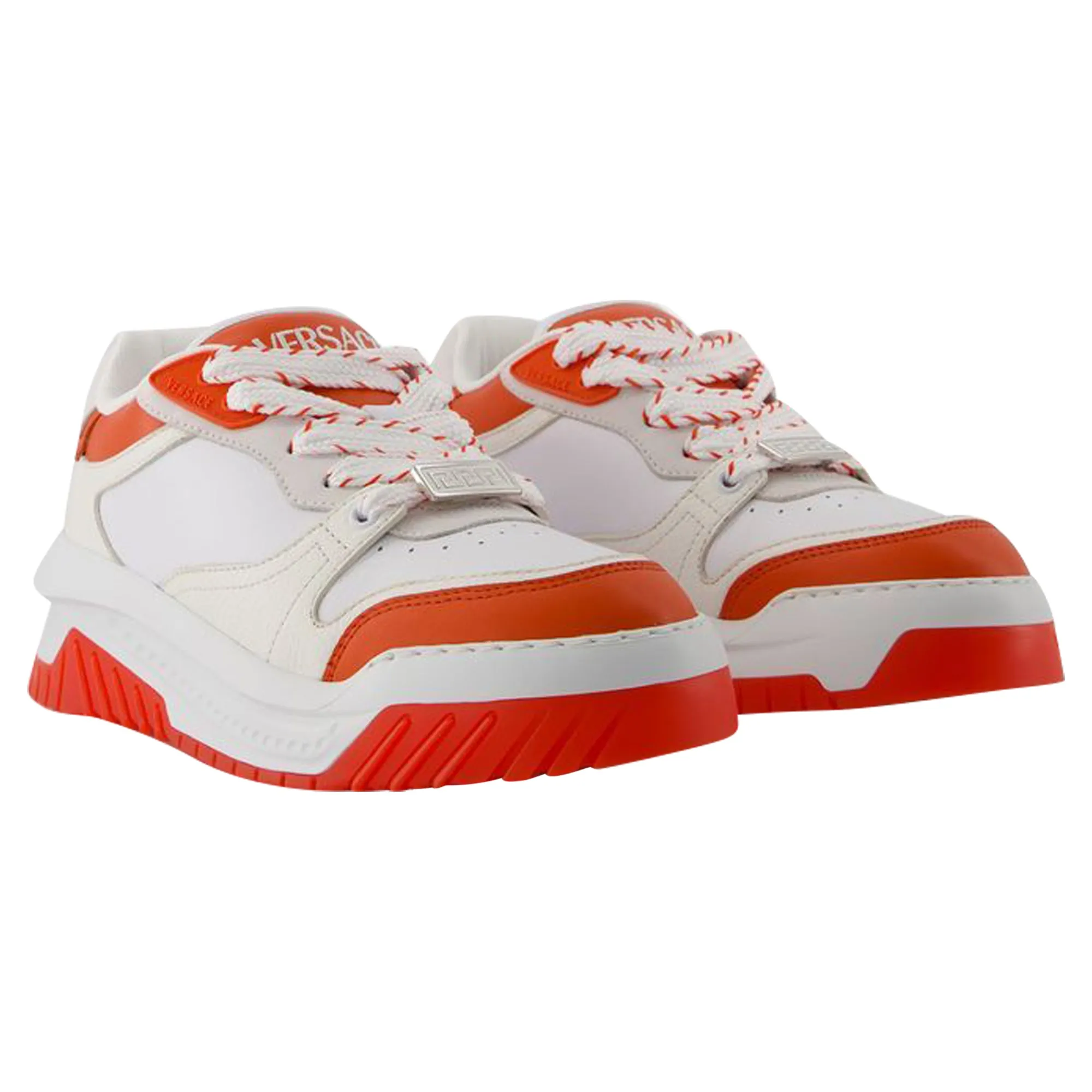 Odissea Sneakers - Versace - Leather - White