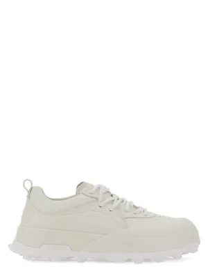 Orb Leather Sneakers With Chunky Sole