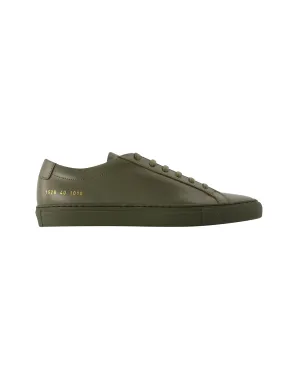 Original Achilles Low Sneakers - Common Projects - Leather - Green