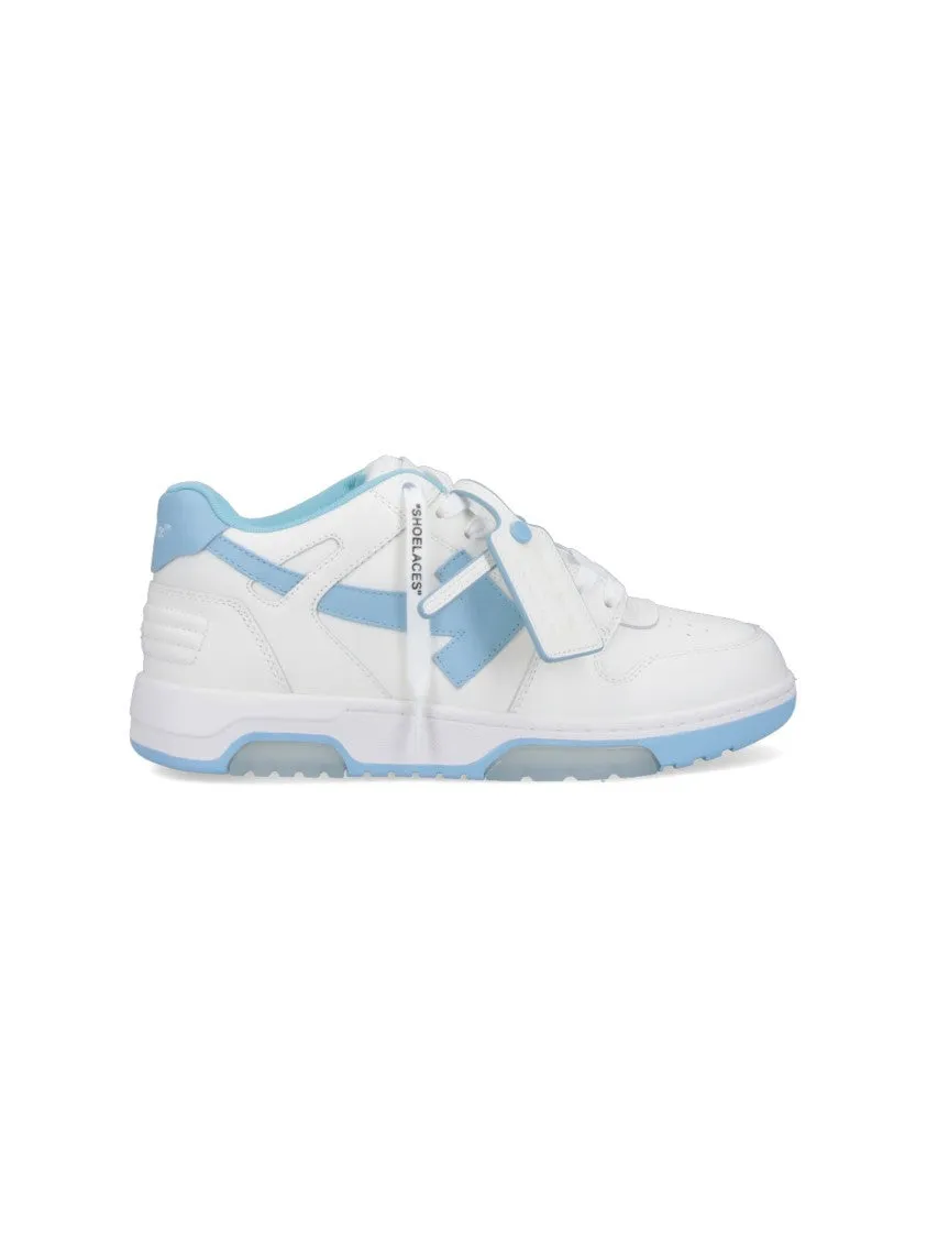 Out Of Office" Sneakers  White