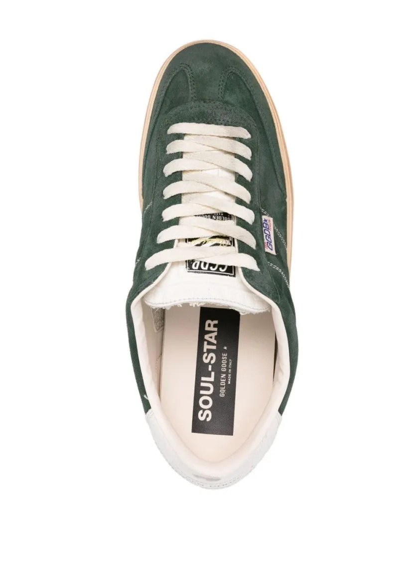 Panelled Nappa Sneakers With Logo