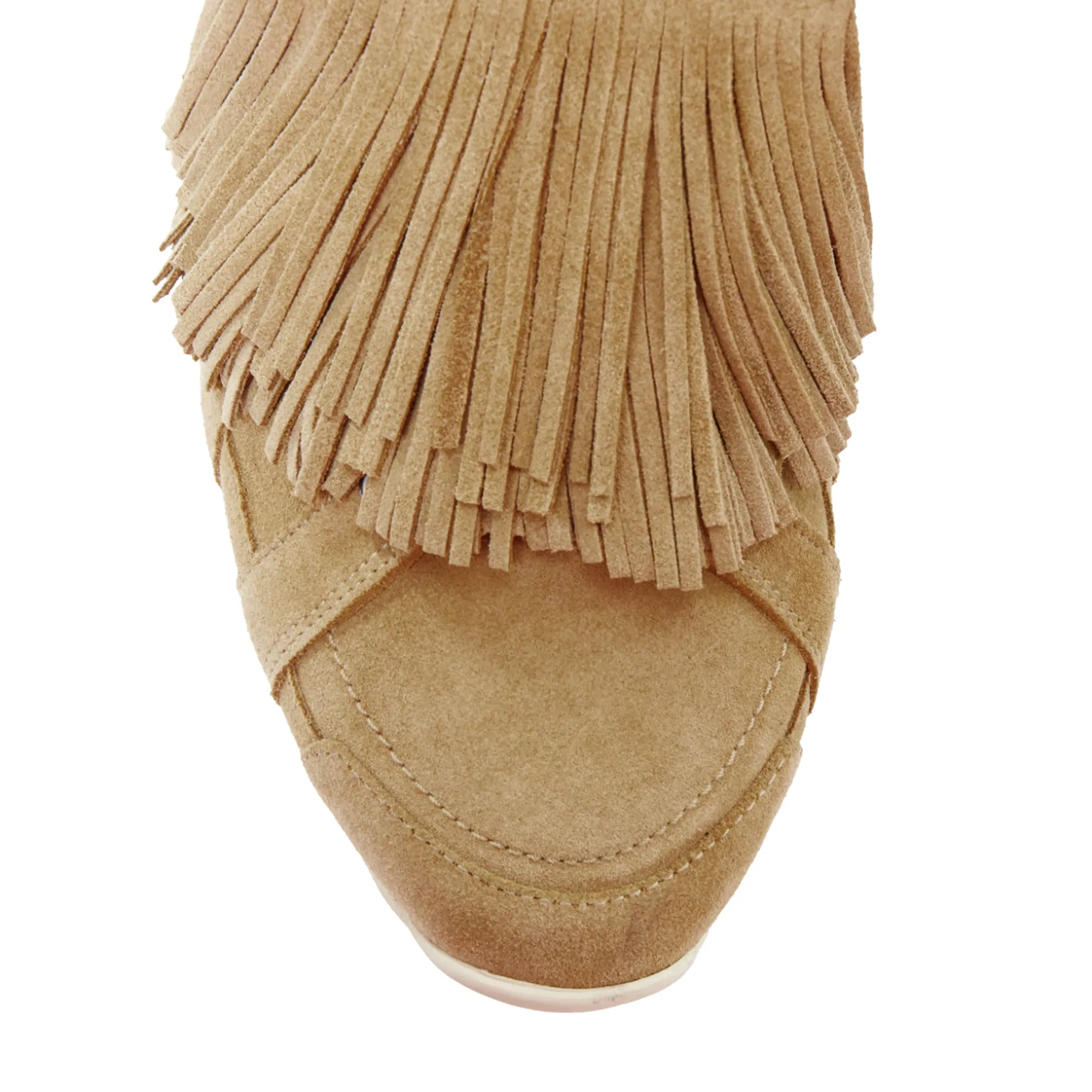 Pierre Hardy Suede Leather Fringe Detail Loafer Sneakers
