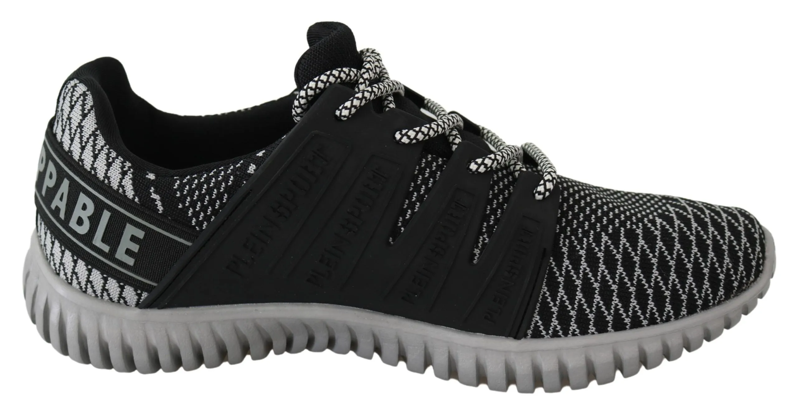 Plein Sport  Polyester Runner Mason Sneakers Men's Shoes