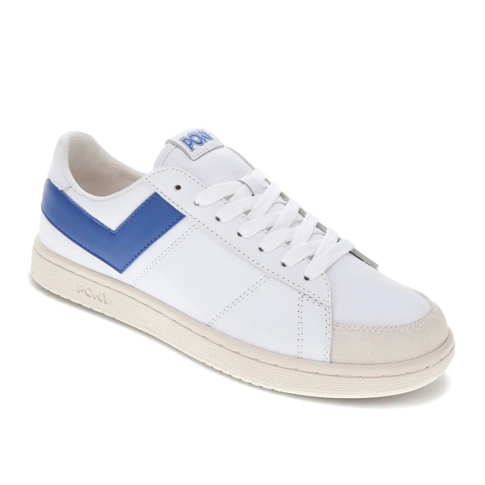PONY Mens M-Pro Low Genuine Leather and Suede Premium Lace Up Athletic Sneaker Shoe