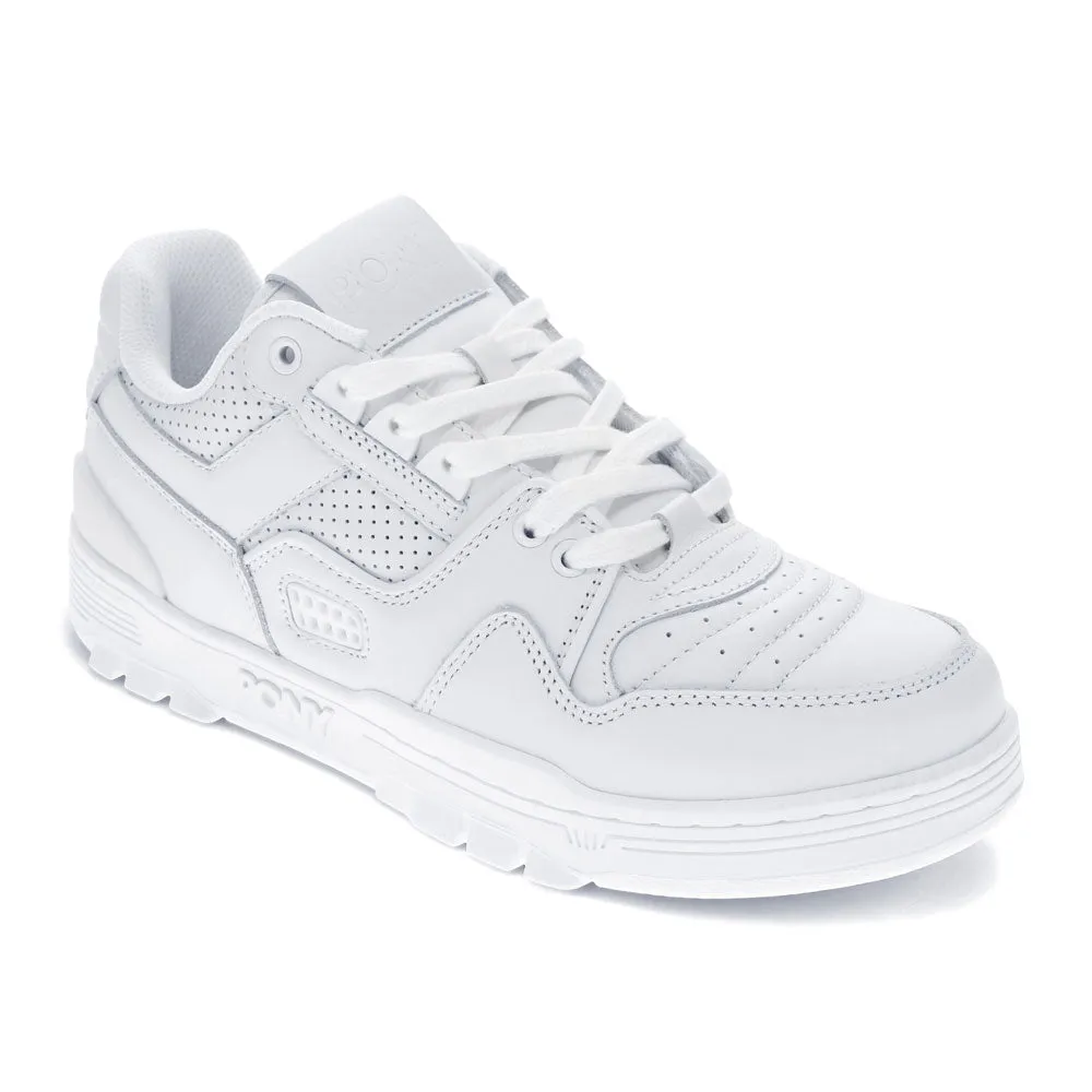 PONY Mens M100 Low Genuine Leather Premium Lace Up Athletic Sneaker Shoe