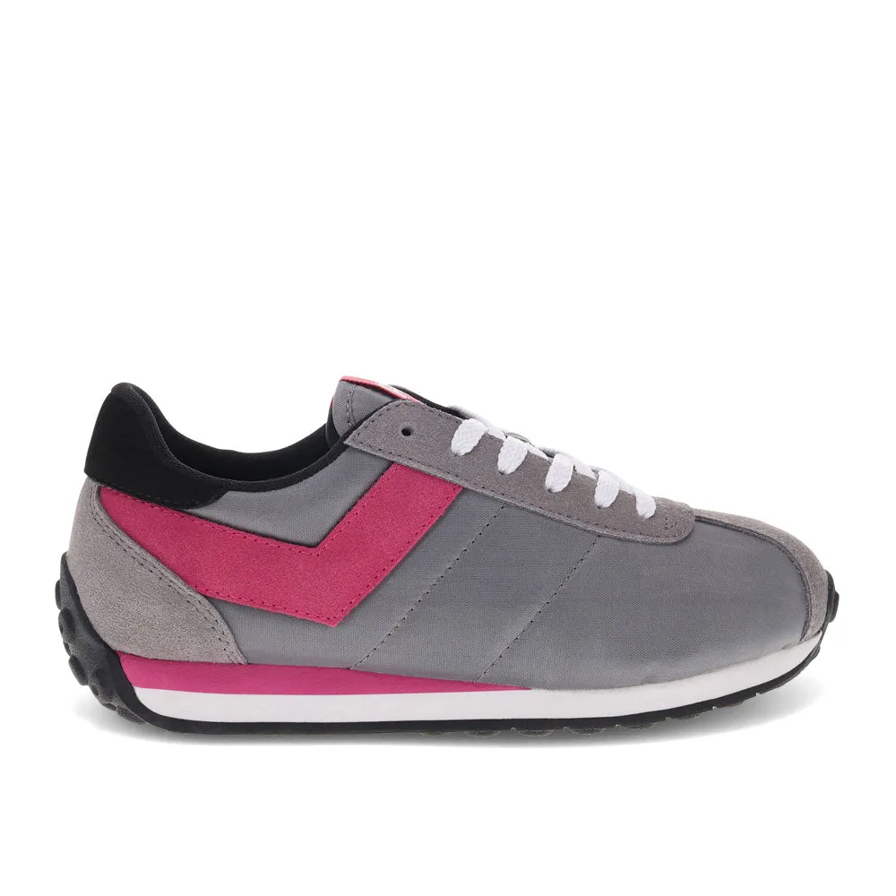 PONY Mens Run 78 Genuine Suede and Nylon Premium Lace Up Athletic Sneaker Shoe
