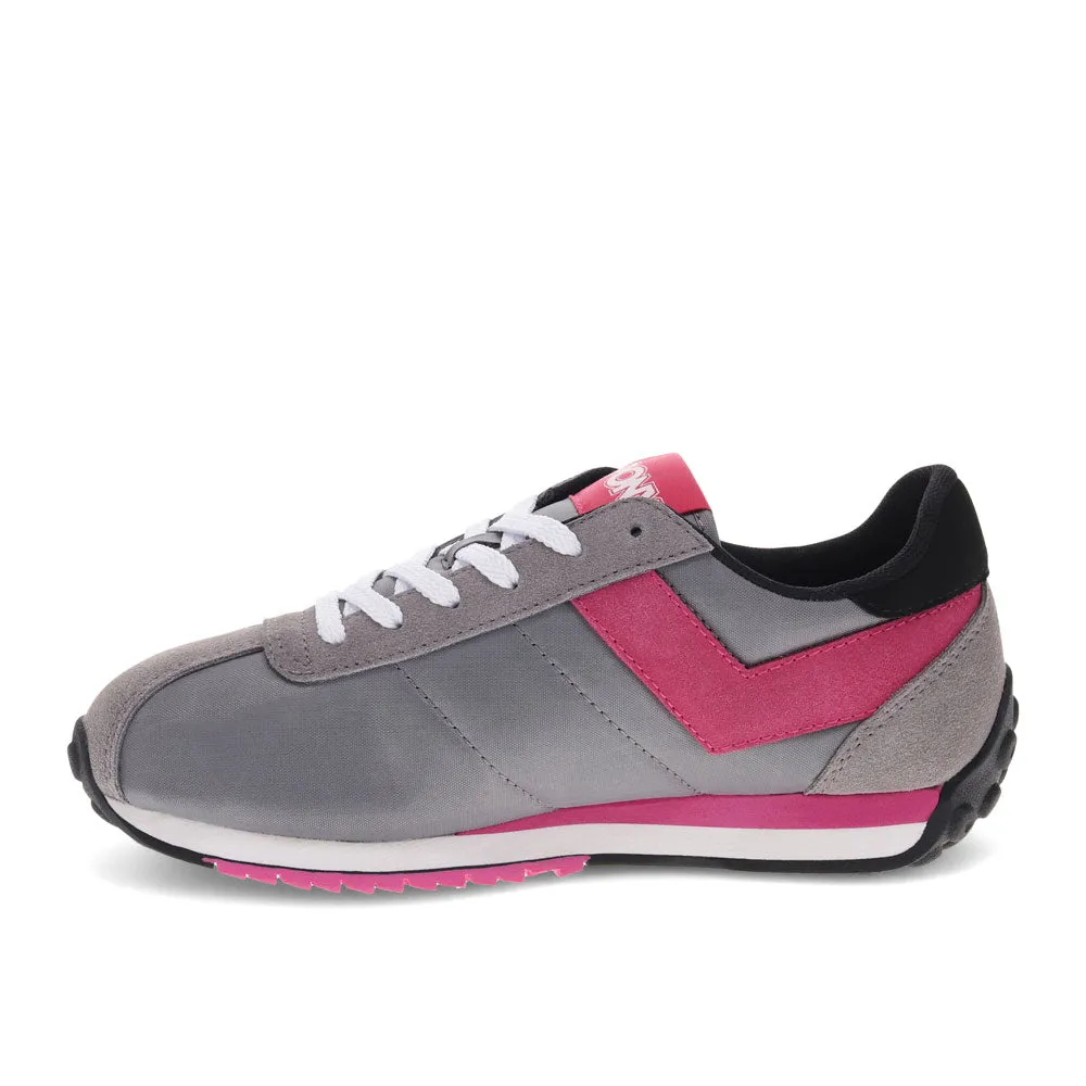 PONY Mens Run 78 Genuine Suede and Nylon Premium Lace Up Athletic Sneaker Shoe