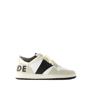 Rhecess Low Sneakers - Leather - White/Black