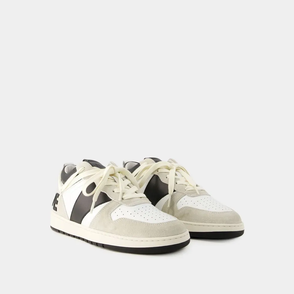 Rhecess Low Sneakers - Leather - White/Black